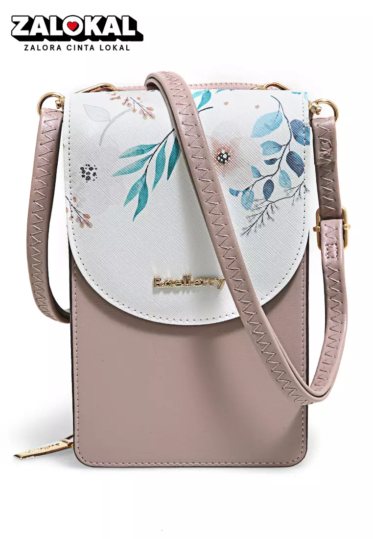 Jual Baellerry Sling Bag Tas Selempang Wanita Flower Motive Many Pocket  Material Leather ORIGINAL Original 2024 | ZALORA Indonesia ®