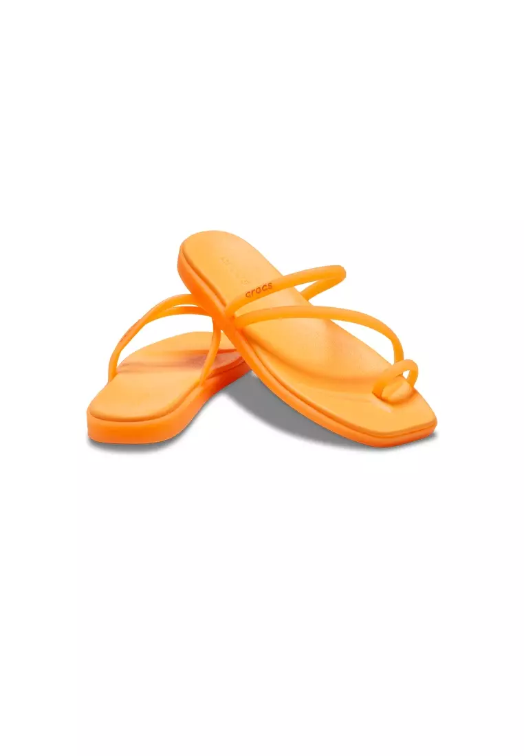 Women's Miami Frosted Toe Loop in Orangesicle