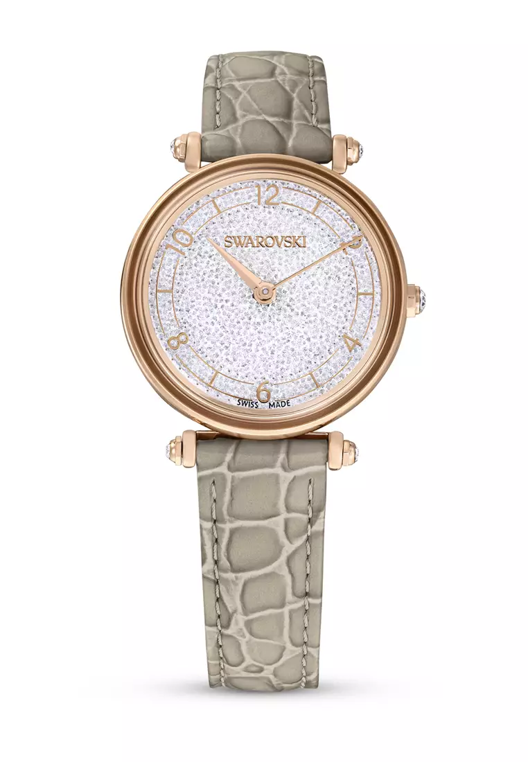 Buy Swarovski Crystalline Wonder watch, Swiss Made, Leather