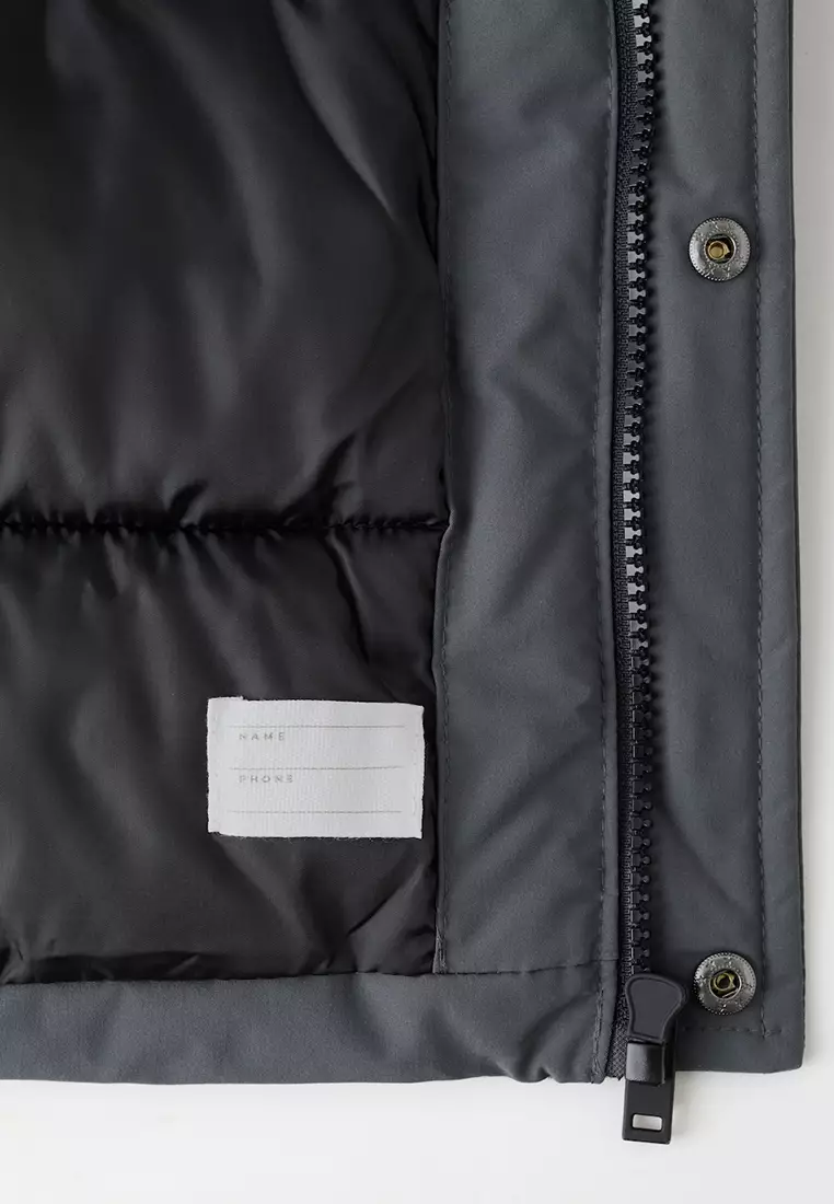 Anorak With Shearling-Effect Hood