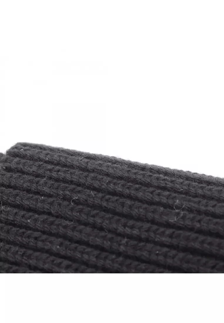 Pre-Loved Louis Vuitton Bonnet LV Beanie knit cap beanie wool black