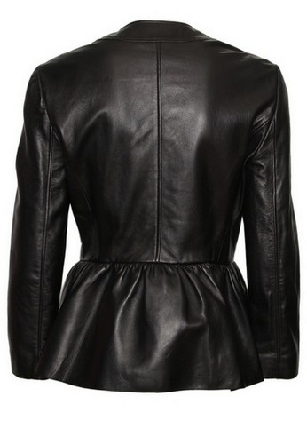 Jual Gucci Gucci Leather Jacket in Black Original | ZALORA