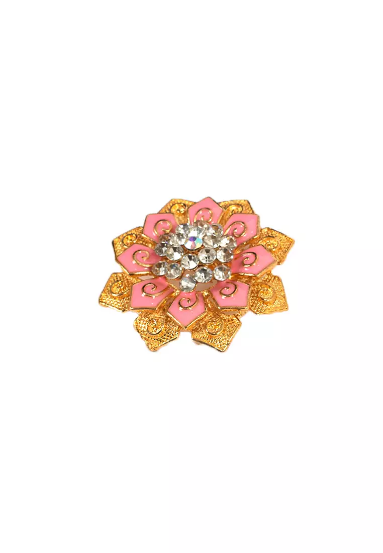 Houseofcuff lapel pin brooch bros untuk jas TUSUK GOLD A49