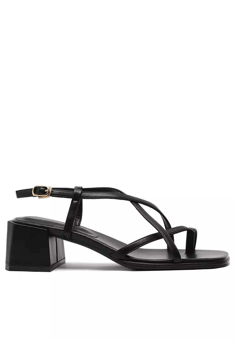 Discount on Twenty Eight Shoes  shoes - SKU: 5CM Strap Mid Heel Toe Sandal 645-1