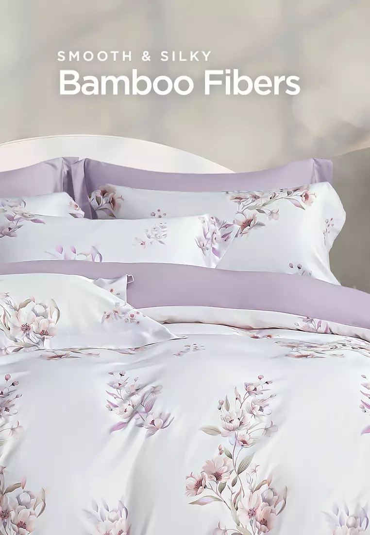 Buy Amanda 990TC 100 Silky Soft Bamboo Fibers Bed Sheet Set (Silky Soft Collection