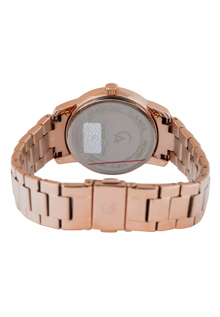 Jam Tangan Wanita Alexandre Christie AC 2A87 BFBRGRG Rose Gold - Stainless Steel