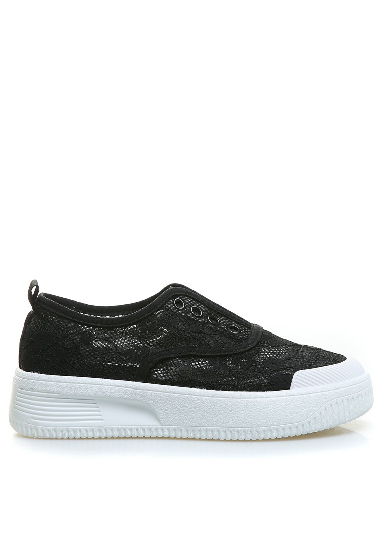 Two Wear Style Lace Mesh Slip-Ons YD1995
