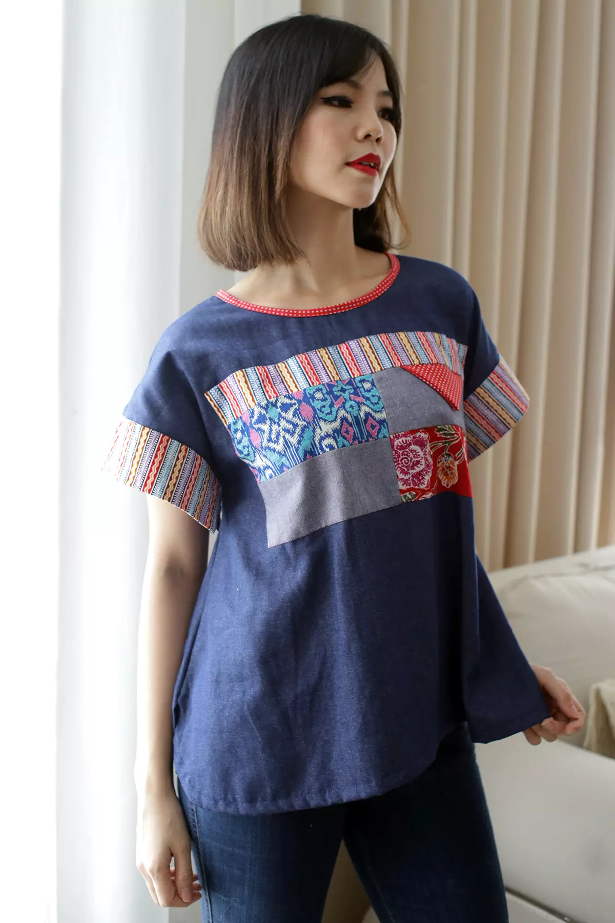 Cempaka Denim Mochi Batik