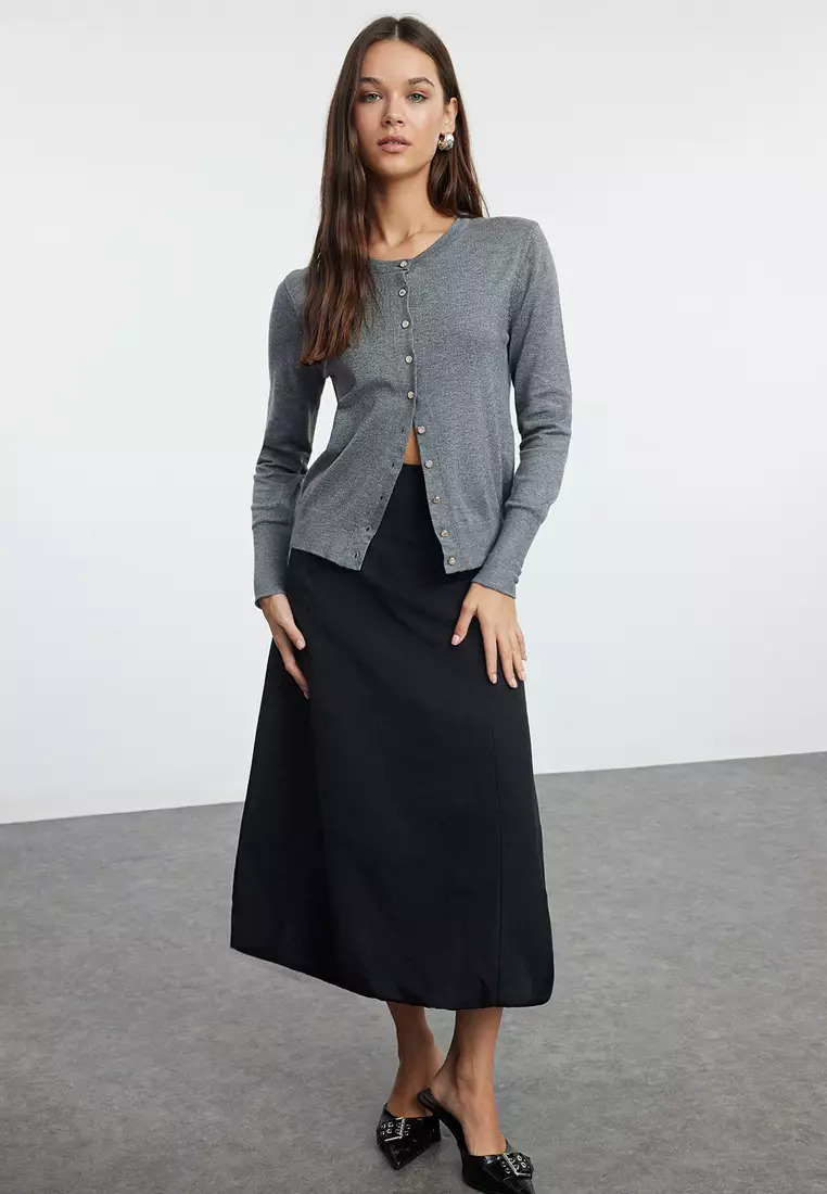 A-line Midi Skirt