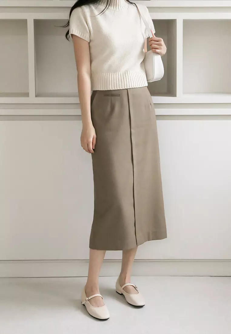 Charlotte Maryjane Flats (2cm) - Ivory