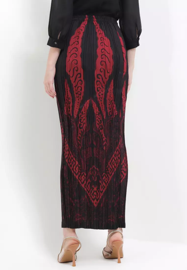 Rok Plisket Batik Sulur