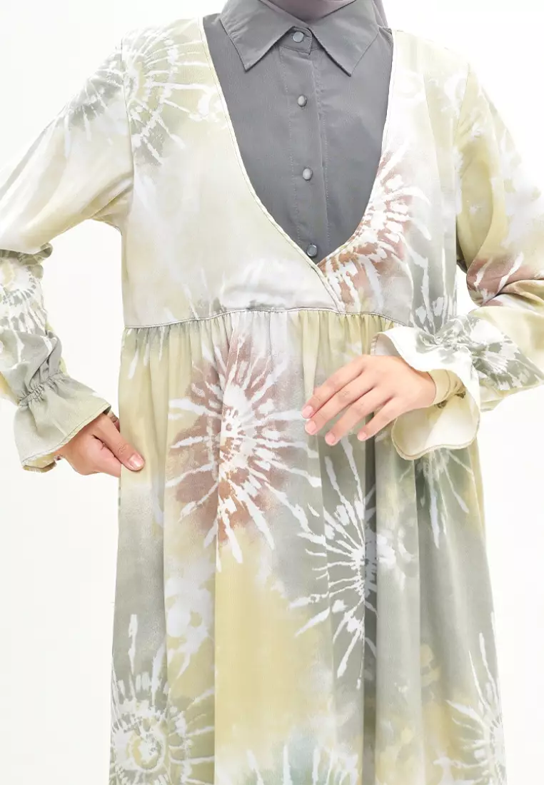 Rabbani - Dress Muslim Wanita Dara Elegania Exclusive - Olive