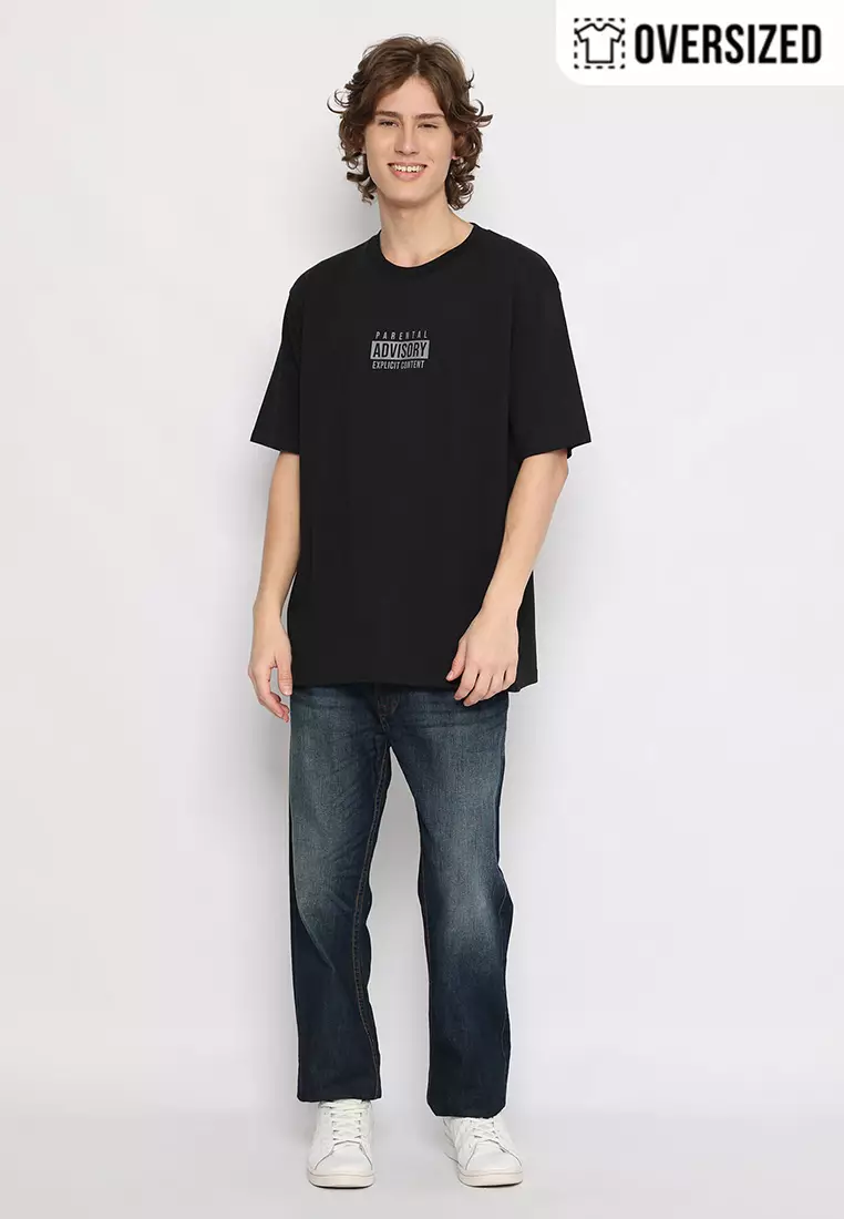 RBJ T-Shirt Cotton Combed Oversized Pria 2079250181
