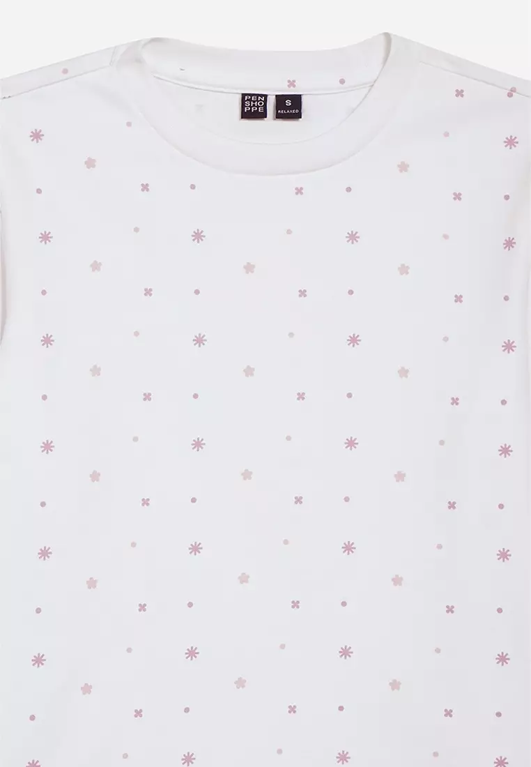 Floral polo penshoppe shop