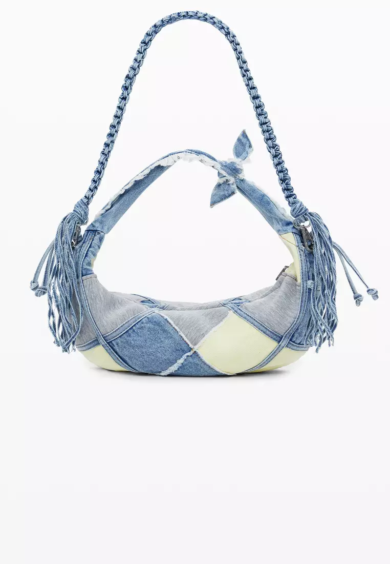 Medium Denim Patchwork Bag