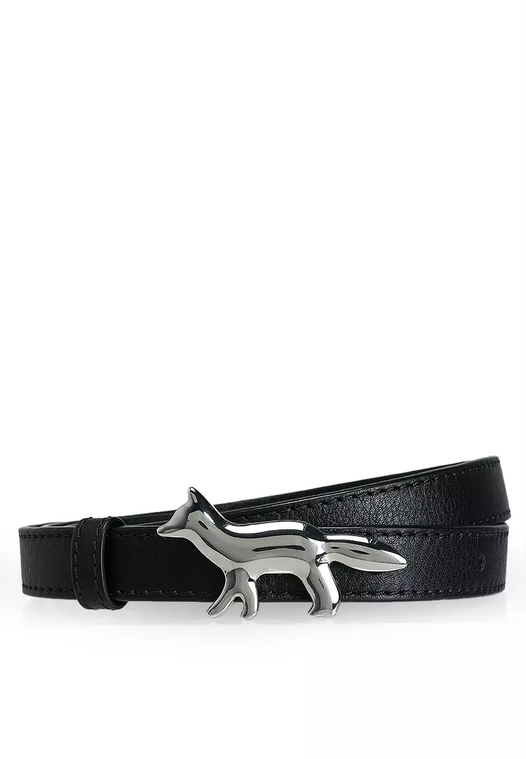 MAISON Kitsuné ベイビー フォックス ベルト ブラック 75