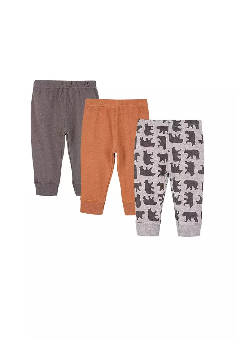 Buy Little Kooma Hudson baby boy pants set 3pc bear 14339ch Online