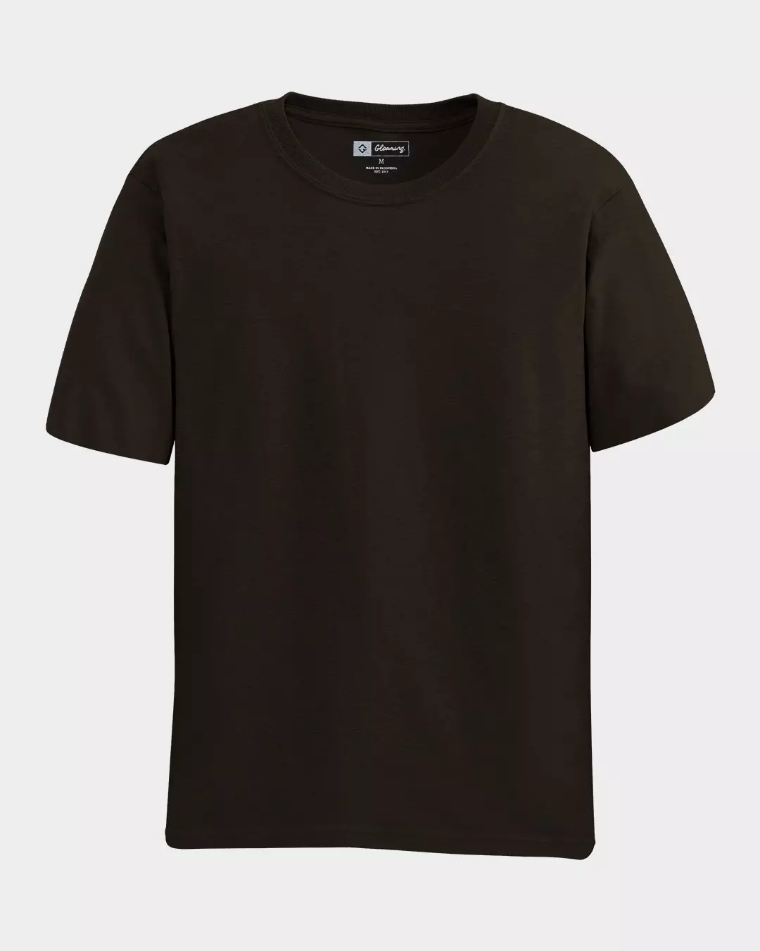 Kaos Polos Cotton Combed 24s BCI Super Soft Brown Unisex