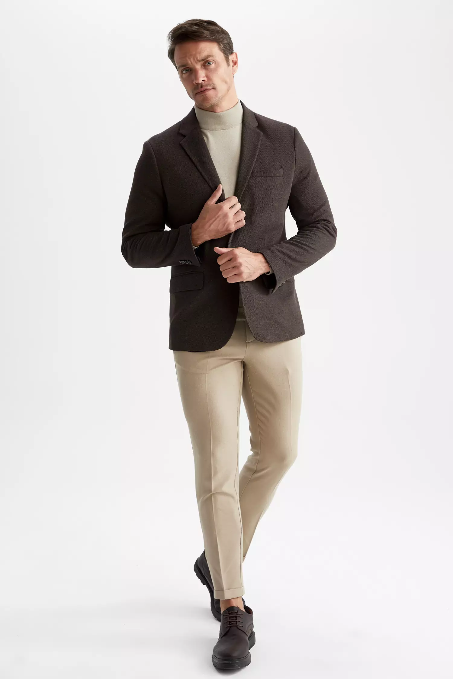 Buy DeFacto Slim Fit Linen Blend Vest 2024 Online