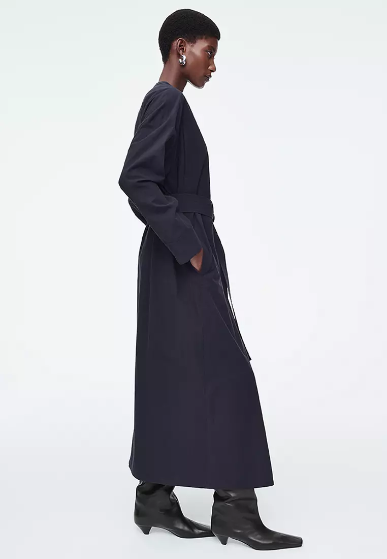 Belted Utility Shirt Dress