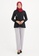 Gene Martino black and red and blue Gene Martino - Inez Daisy Blouse 4767FAAE435A82GS_4