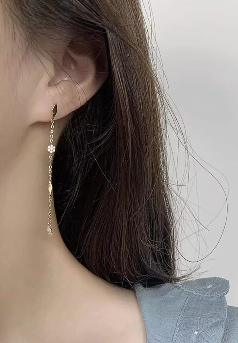 Dainty long hotsell earrings