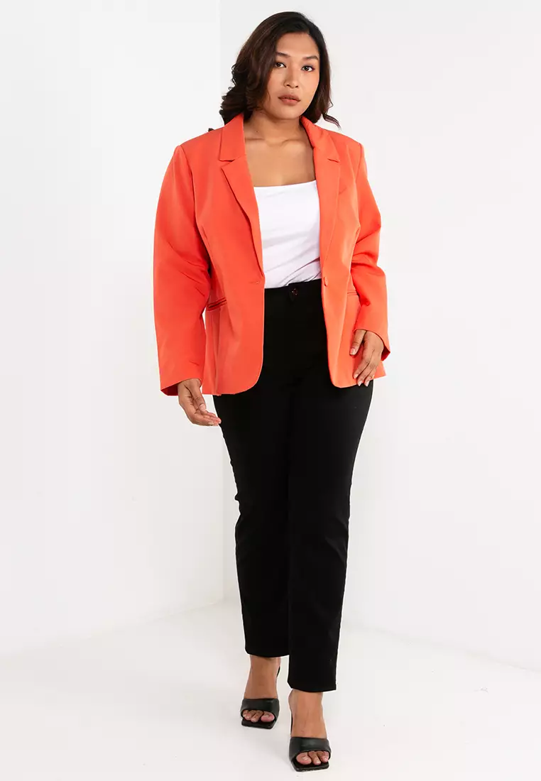 Buy Vero Moda Plus Size Bea Fitted Blazer 2024 Online ZALORA