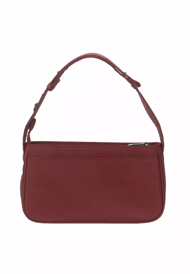 Elle Handbag B05-EL-3216 Red With Pouch acc