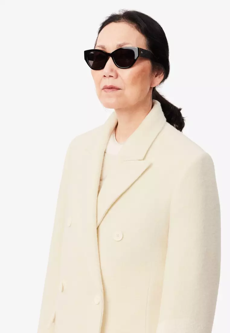 Buy Lacoste Long Premium Wool Coat 2025 Online ZALORA