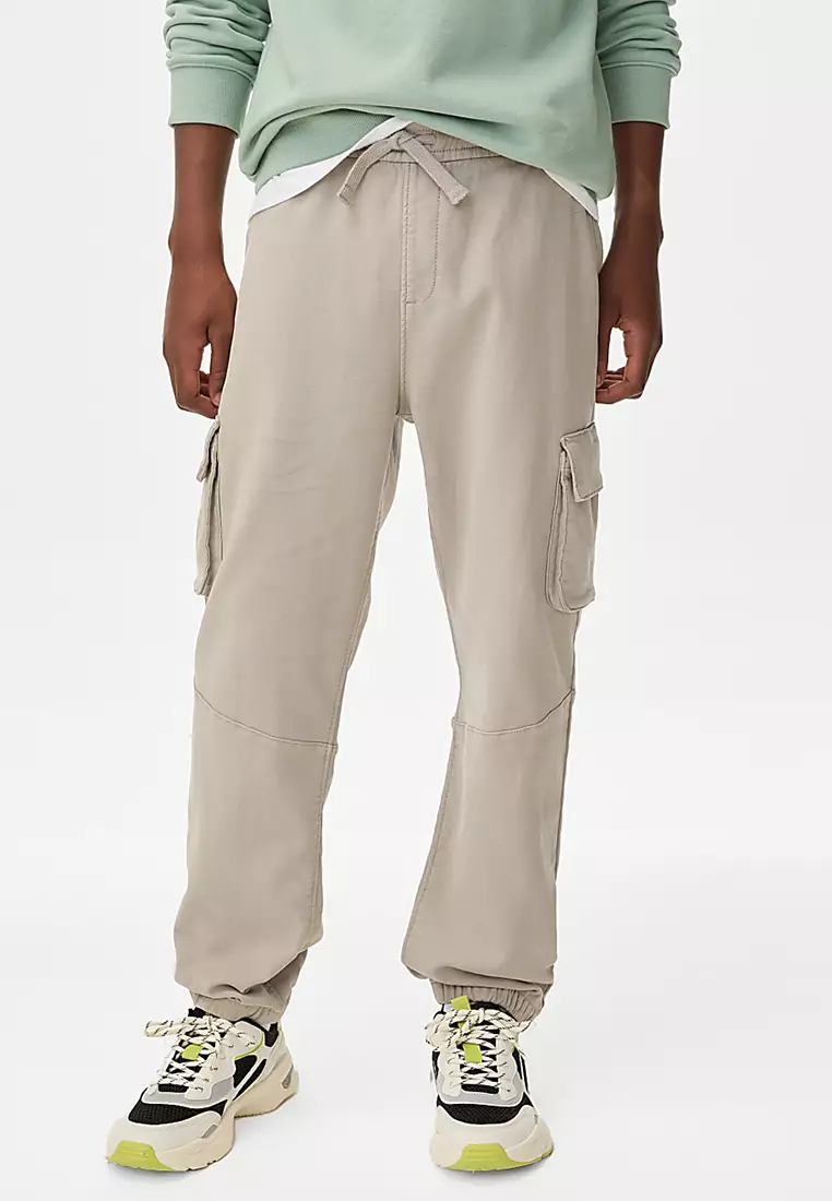 Cotton Rich Cargo Trousers