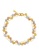 TOMEI TOMEI Tri-Tone Entwined Beads Bracelet, Yellow Gold 916 A11A7AC13100BDGS_1
