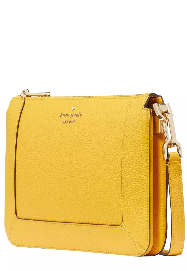 Lena Double Compartment Crossbody Bag in Daffodil KH430