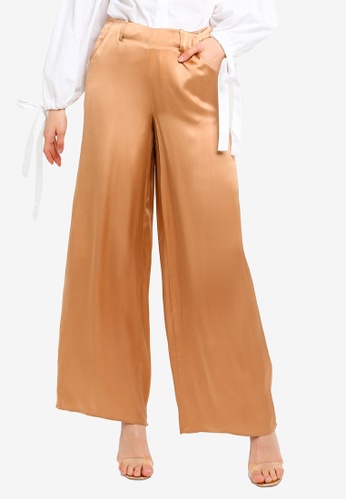 Buy Torannce Emily Silk Palazzo Pants Online Zalora Malaysia
