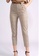 miss Viola beige CHECK TAPERED PANTS WITH LEATHER BELT 66191AA672CA84GS_1