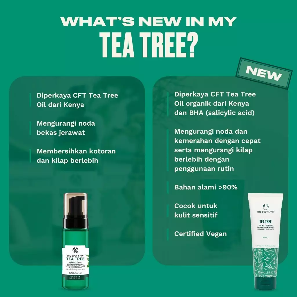 Tea Tree Skin Clearing Foaming Cleanser Face Wash 125ml