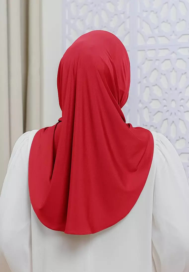 HIJAB INSTAN LUNA - TOMATO