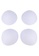 PINK N' PROPER white Ultimate Round Pad Enhancer 2 pack 1C14FUS2EDEC08GS_1