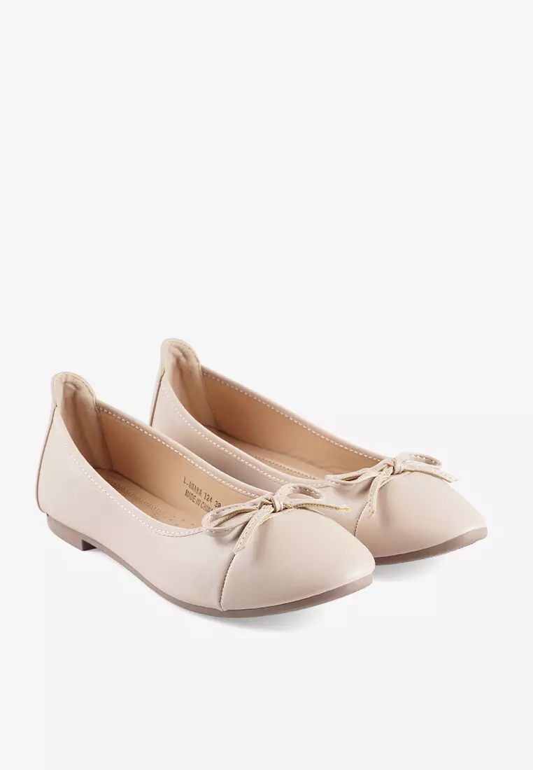 Sepatu Flatshoes Balet Formal Wanita L.Ageta