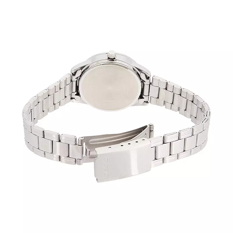 Jam Tangan Wanita Casio General LTP-V005D-7BUDF Silver Dial Stainless Steel Band