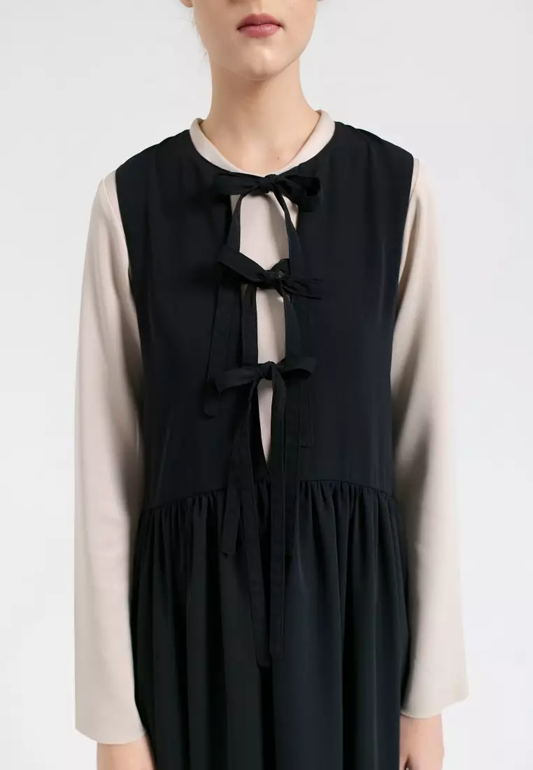 Layla Overall Dress Black
