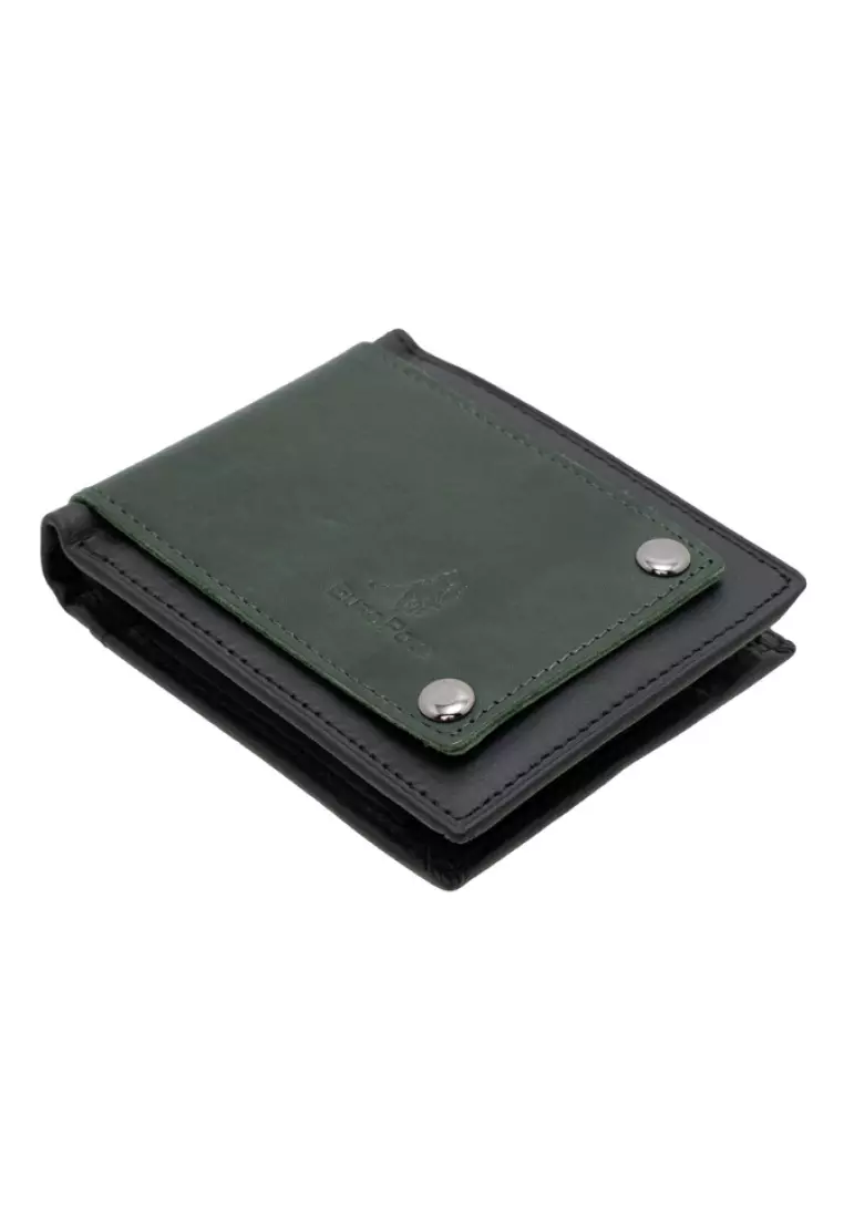 Men's Dual Color Coin Bifold Wallet EWB 40355