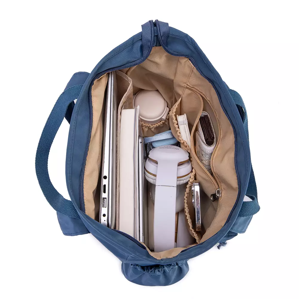 Navy Club Regate Two Way Tote Bag  and Backpack Daypack Totepack Tas Travel - Duffle Bag Tas Pria Tas Wanita