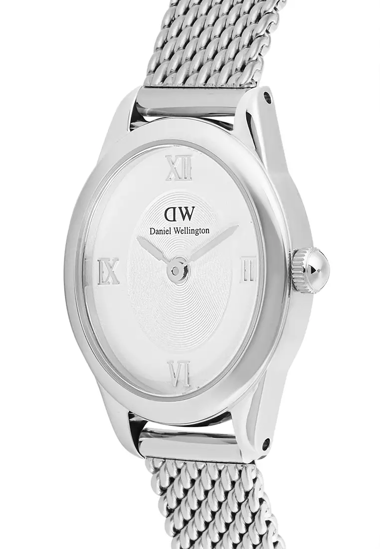 Ophelia Mini Mesh White Silver - Women Watch stainless steel watch DW Official Authentic Original jam tanggan perempuan DW jam tangan