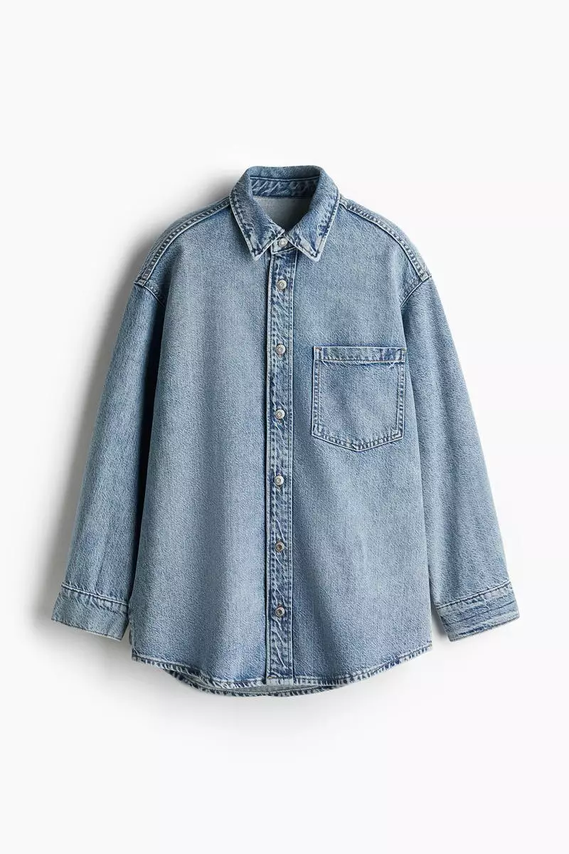 Feather Soft Oversized denim shirt