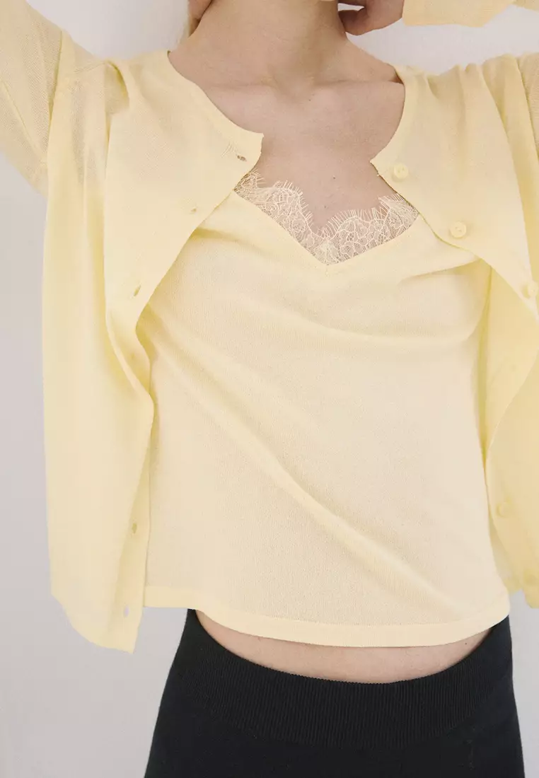 Knitted Button Cardigan