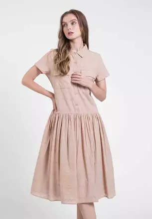 Button Down Dress for Women