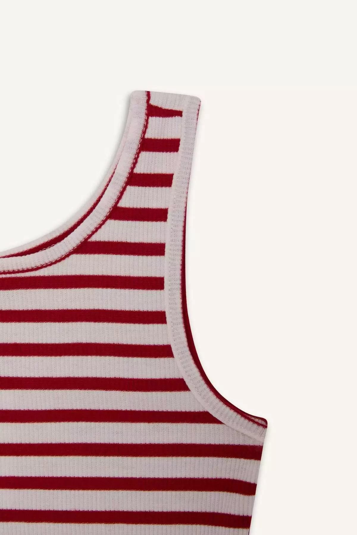 Girl's Crew Neck Striped Undershirt Z7814A625Hs