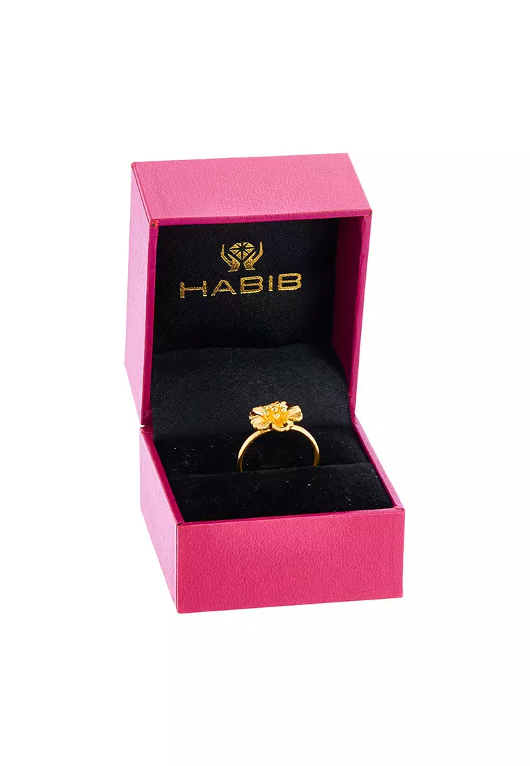 HABIB 999/24K Yellow Gold Ring R9ACA0624