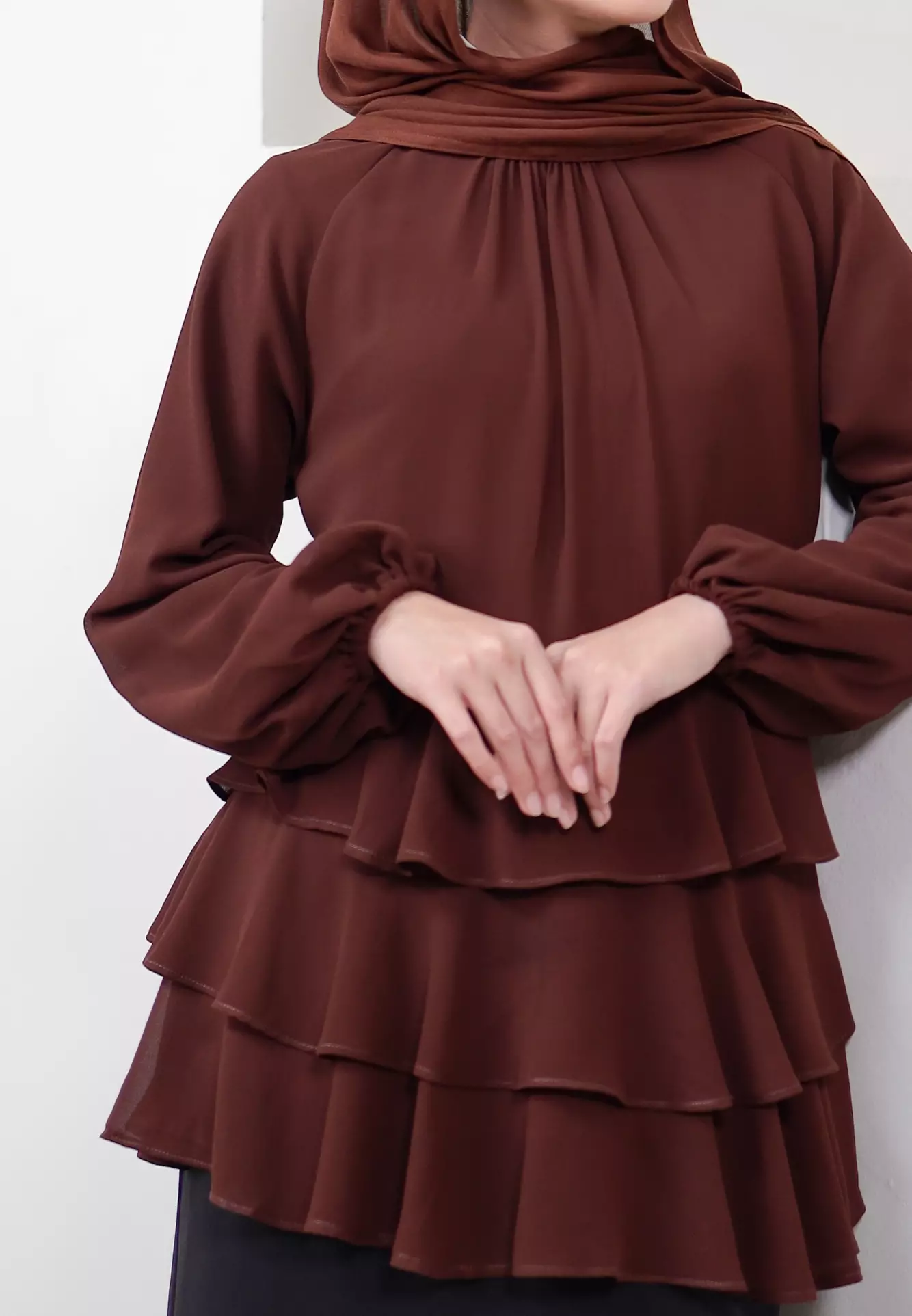 Lucinda Blouse - Coffee