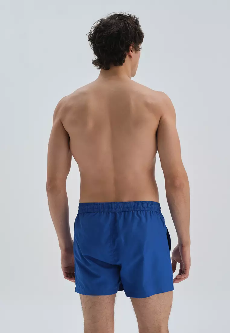 Mens blue sales swim trunks